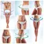 AqToCna 1 Đôi Bông Tai Giảm Béo Bông Tai Sức Khỏe Giảm Cân Trang Sức Từ Tính AqToCna