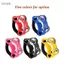 toyuvn ERYUE Bộ gõ trống Tambourine với 4 cặp thép không gỉ Jingles & dây đeo nhạc cụ đàn hồi để đệm cajon