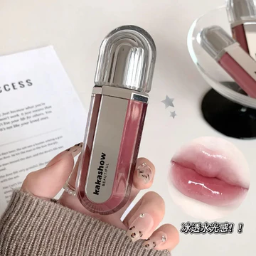 Bóng Nước Dưỡng Ẩm Trắng Son Bóng Siêu Dưỡng Ẩm Trong Suốt Son Bóng Micro Hạt Thủy Tinh Thạch Dưỡng Ẩm Son Bóng Học Sinh