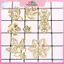 MYPANDA 50 Chiếc Vintage Lá Kim Loại Filigree Hoa Lát Quyến Rũ DIY Thủ Công Trang Sức Làm.