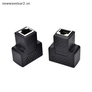 [Mới] Cáp mạng ethernet 1 đến 2 LAN Đầu nối bộ chia phích cắm RJ45.