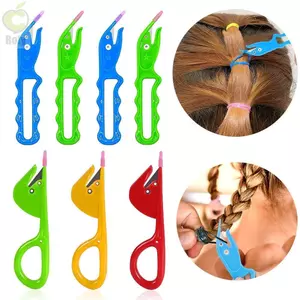 ROLY 8 Chiếc Dây Buộc Tóc Cắt Màu Sắc Ngẫu Nhiên Dụng Cụ Tạo Kiểu Phụ Kiện Tóc Dây Co Giãn Dễ Dàng Loại Bỏ