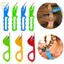 ROLY 8 Chiếc Dây Buộc Tóc Cắt Màu Sắc Ngẫu Nhiên Dụng Cụ Tạo Kiểu Phụ Kiện Tóc Dây Co Giãn Dễ Dàng Loại Bỏ