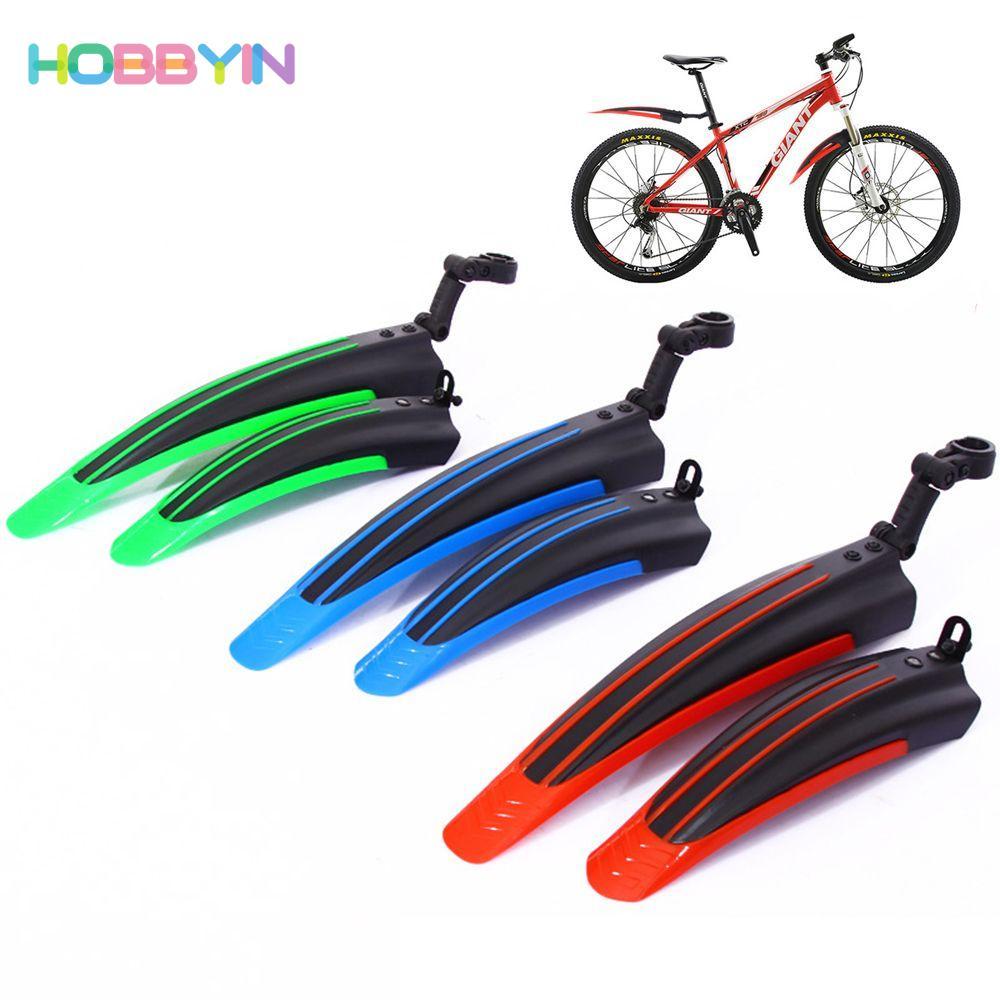 HOBBYIN 2 Chiếc Chắn Bùn Xe Đạp Phụ Kiện Nóng Thời Trang Trước / Sau
