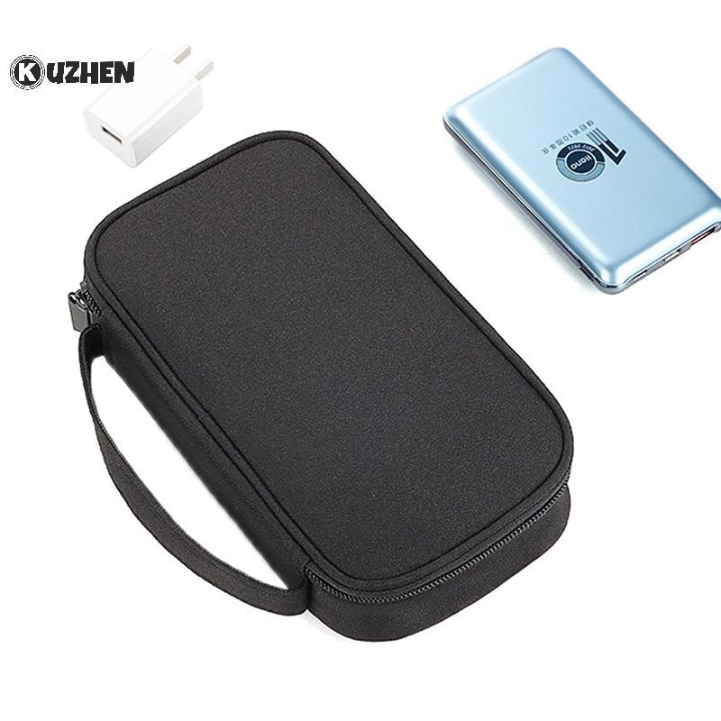 KUZHEN Điện Tử Kỹ Thuật Số USB Ốp Lưng Cáp Di Động Du Lịch Túi Bảo Quản Túi Phụ Kiện Túi Bảo Quản Cho Dây Sạc Điện Ổ Cứng HOT