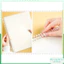 Bộ 4 Bìa nhựa tab phân trang sổ còng A5 / B5 / A4 màu trong suốt, xanh dương Bìa nhựa làm Binder