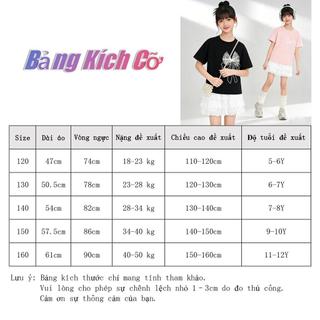 ÁO Thun NgắN Tay Bé GáI KiểU HàN Nơ Tuyn 3D SiêU NgọT VảI MềM ThoảI MáI áO Thun Bé GáI HàN QuốC
