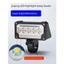 Đèn Xe Điện Đèn Pha led Siêu Sáng Đèn Pha Bên Ngoài Pin Mạnh Xe Sửa Đổi Ống Kính Đèn Pha Không Dây