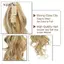 AqToCna Kẹp Trong Sóng Đuôi Ngựa Vuốt Kẹp Tóc Dài Tổng Hợp Xoăn Pony Dành Cho Nữ Dịp Đặc Biệt AqToCna