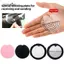AqToCna 100 Chiếc Tấm Bảo Vệ Nhiệt Với Tròn Một Lỗ Fusion Keo Bảo Vệ Mẫu Trong Suốt Chống Tia UV Cho Phần Mở Rộng Tóc Tấm Cách Nhiệt AqToCna