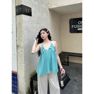 DINA TOP- Áo Yếm Nữ Freesize – Chất Voan Mềm Mịn, Mát Mya House