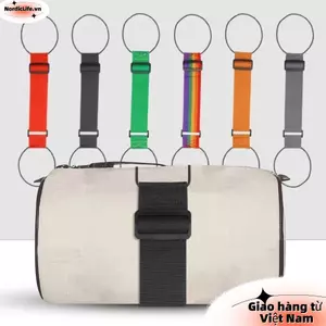NORDICLIFE 1 / 2 Dây nối hành lý, Dây đeo đàn hồi hành lý có thể điều chỉnh có thể tái sử dụng, Vali du lịch đa năng di động Dây đeo cố định Phụ kiện Luggag