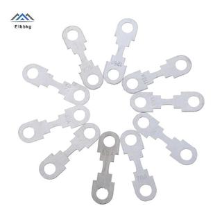 ELBBKG 10 Cái 30A-150A 32VDC Ô Tô Ô Tô Tấm Kẽm Phẳng Tấm Cầu Chì Nhỏ Cho Xe Cầu Chì Lỗ Tròn Lắp Cầu Chì Phụ Kiện Ô Tô Mới