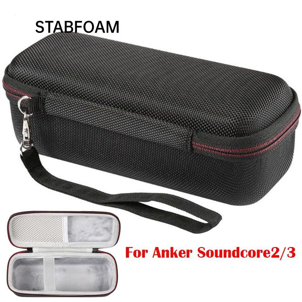 Túi đựng loa Bluetooth STABFOAM, Túi đựng cứng chống sốc, Vỏ bảo vệ du lịch chống trầy xước EVA ngoài trời cho Anker Soundcore 2 / 3