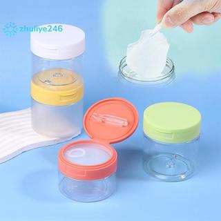 < zhuliye246 > Bình tẩy trang 200-350ml có lọ đựng trong suốt tròn Chai rỗng miệng rộng nắp chai Bảo quản Kem dưỡng da đẹp