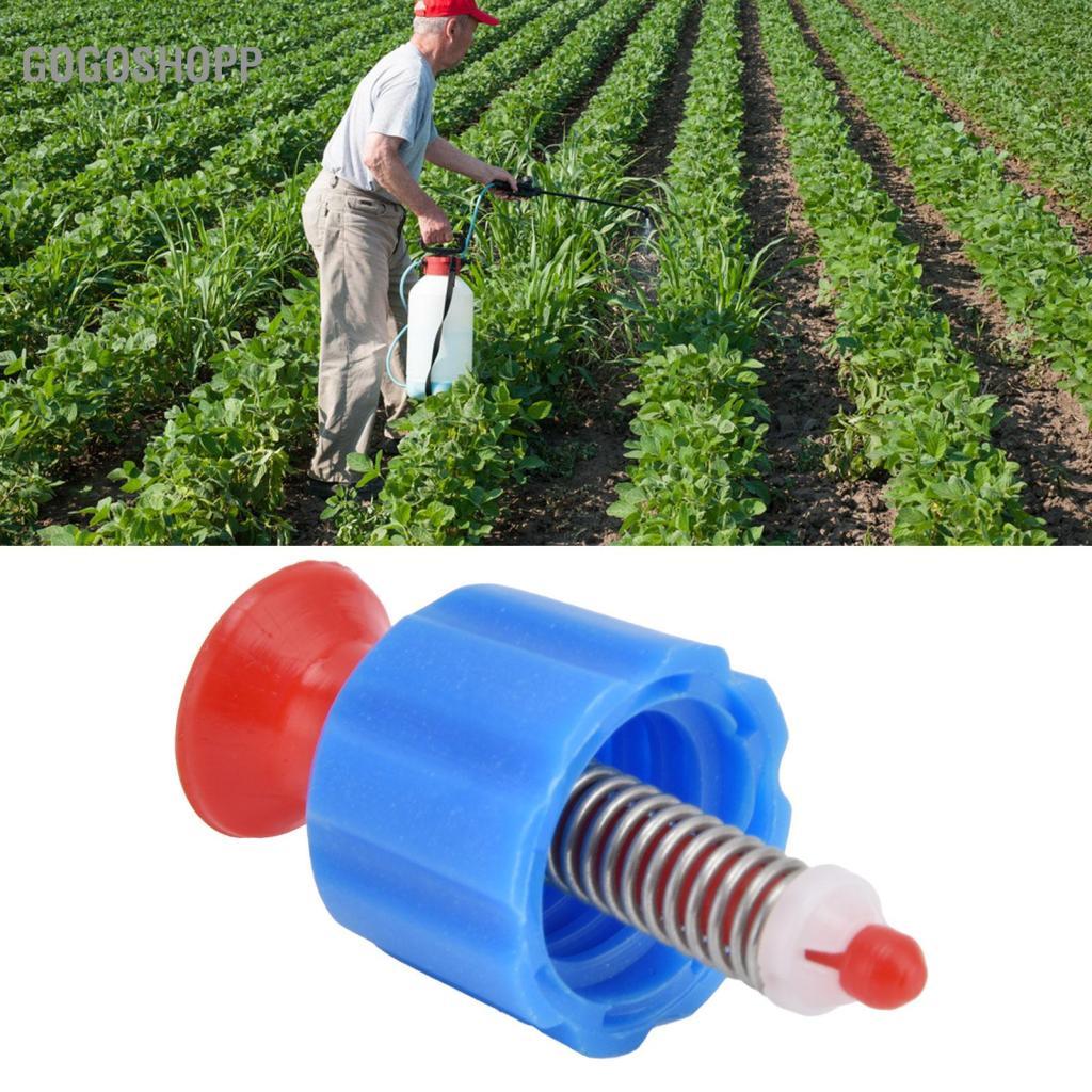 Gogoshopp Van giảm áp Giải phóng áp suất An toàn chống cháy nổ Thân thiện với môi trường cho sân vườn Máy phun cỏ ba lô 3L/5L/8L (Màu đen)