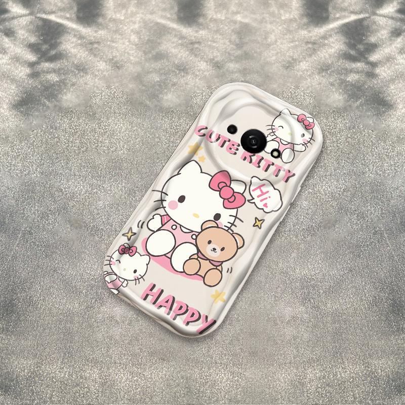 Thích hợp cho Redmi A3 / POCO C61 4G 3D Girls Soft TPU Kitty Rilakkuma Vỏ điện thoại chống sốc