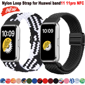 Dây đeo vòng Nylon cho Huawei Watch 11 / 11 Pro NFC bện dây đeo đồng hồ vòng đeo tay đàn hồi