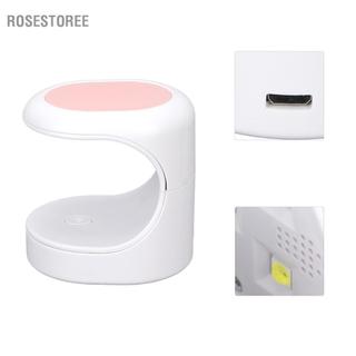Rosestoree Rosestoree Sơn Móng Tay Nhẹ Di Động Máy Sấy Đèn Nguồn Đôi Có Cáp USB Dành Cho Người Mới Bắt Đầu Tại Nhà