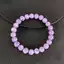 Vòng tay Malachite giả màu tím Unisex - Hạt xoay 8mm - Co giãn 18cm - 19g Nhẹ - Handmade - Cân bằng cảm xúc