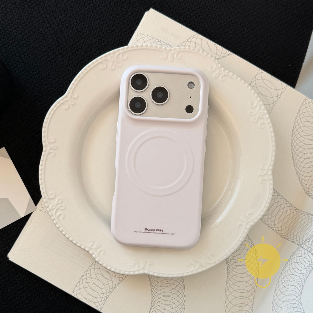 Phone Case For iPhone 17 Pro Max 16 15 14 13 TPU Matte Magnetic Soft Aesthetic Korean Cute
