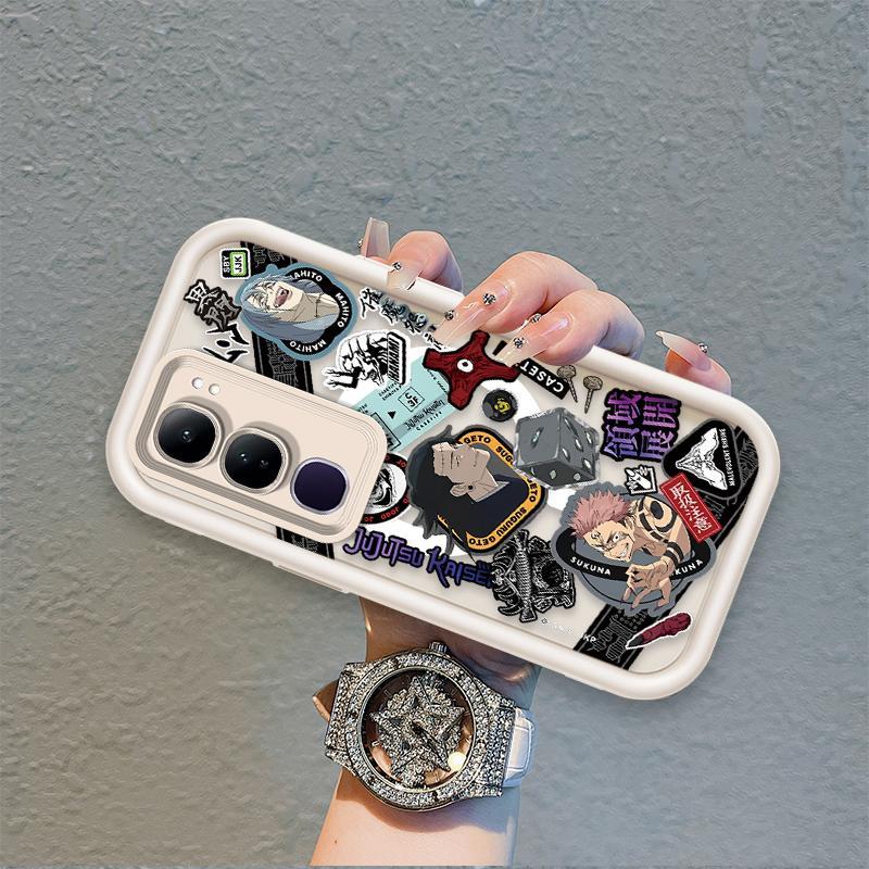 Ốp Lưng Cho VIVO Y19S Pro Y29 4G Hoạt Hình Silicon Mềm Ốp lưng TPU Jujutsu Kaisen Anime Mắt Thiên Thần Chống Sốc Ốp Lưng