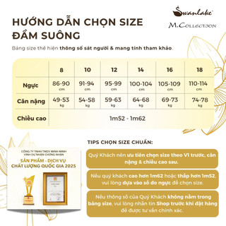 SWANLAKE | Váy Đầm Nữ Maxi Phom Suông Sát Nách Cổ Tròn Vải Tơ Hai Lớp Thêu Hoa Thanh Lịch D13453