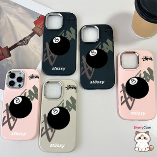 Ốp lưng thư cho iPhone 17 16 15 14 13 12 11 7 8  Bóng bi-a 8 phong cách XS XR XSMAX  silicon TPU mềm điện thoại trầyrơi