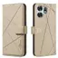 Ốp Lưng Cho Honor 500 Smart X6D Màu Trơn Hình Thoi Khe Cắm Thẻ Da Chống Rơi Vỏ Điện Thoại