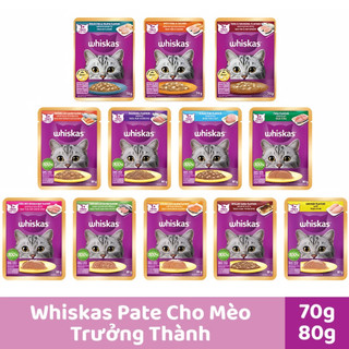Pate Whiskas [ 80g ] Combo thùng 14 - 28 gói / Thức Ăn Ướt Cho Mèo___