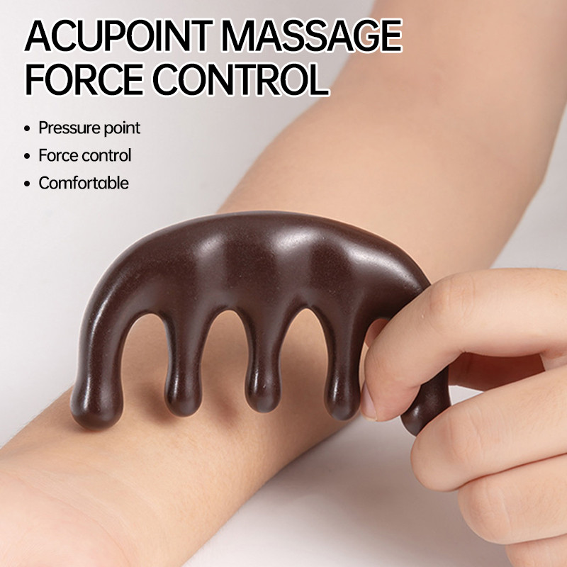 【Roshy】🍧Lược gỗ đàn hương massage da đầu thông kinh mạch chống tĩnh điện dành cho cả nam và nữ