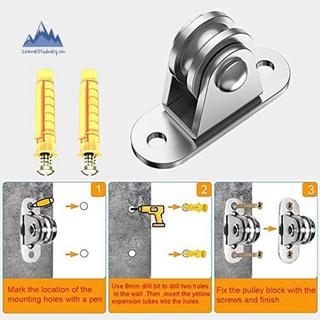 [cornellsidney.vn] Bộ xử lý vật liệu khối ròng rọc bằng thép Carbon và DIY di chuyển 8 chiếc
