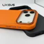 Ốp Lưng Likgus Da PU Cho iPhone 17 Pro Max - Viền Camera Khung Nổi, Sạc Từ Tính, Chống Sốc Sang Trọng