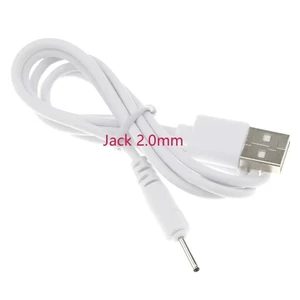 CP19 - Dây sạc máy massage đầu usb sang đầu kim tròn dành cho các loại máy mặt mắt body toàn thân đầu nhọn B79 cáp