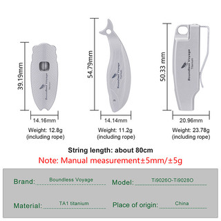 Còi an toàn titanium 120dB nhỏ gọn, phù hợp ngoài trời, đi bộ đường dài và cắm trại