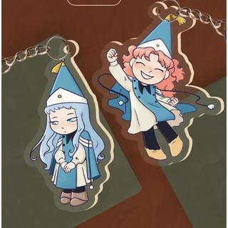 Acrylic Keychain for Witch Hat Atelier Qifrey Olruggio Tetia Richeh Coco Agott Q Version Cartoons Car Key Pendant