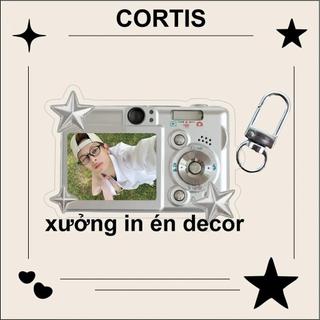 Móc khoá hình ảnh camera cortis Martin , James , Juhoon , Seonghyeon và Keonho Xưởng in Én decor
