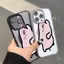 Lợn bột ngẩn người Đối với iPhone 17PROMAX trường hợp điện thoại 16/15 rõ ràng hút từ 14
