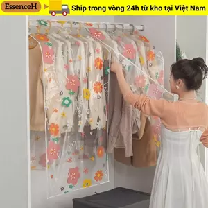 ESSENCEH Quần Áo Che Bụi, Làm Dày Chống Bụi Bảo Quản Bảo Quản, Vải Chống Thấm Nước Dung Tích Lớn