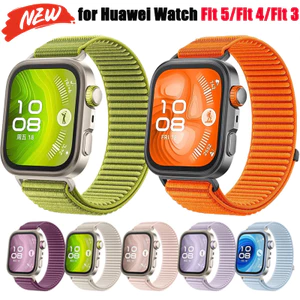 Dây đeo nylon thay thế vòng tay cho Huawei Watch Fit 5/4/3, tương thích Fit 5 Pro