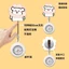 Đồng hồ treo tường nữ y tá dễ thương Huy hiệu co giãn Kẹp y tế Loại nam nữ sinh kỳ thi y tế bỏ túi đồng hồ Pin