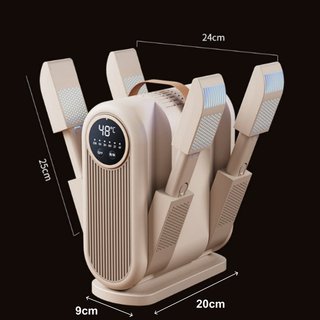 Máy sấy giày di động Máy tiệt trùng UV Loại bỏ mùi Nhanh khô Du lịch tại nhà An toàn sưởi ấm
