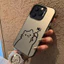 Ốp lưng iPhone mèo cho 16 15 14 13 12 11 Pro Pro Max 6 6S 7 8 Plus X XS XR XS Max SE 2020 2022 Ốp lưng TPU mềm
