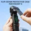 CATMALLER88 Gimbal Bảo vệ Camera, Bảo vệ màn hình nắp lật di động, Vỏ ống kính chống trầy xước siêu nhẹ trong suốt cho DJI Osmo Pocket 4