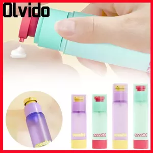 Chai phân phối chân không du lịch OLVIDO, Chai dưỡng da loại bơm có thể đổ đầy, Chai rỗng 30ml / 80ml di động