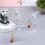 E-WOITD Mini Anime Búp Bê Hiển Thị Túi Đựng Tiền Xu Trong Suốt Mặt Dây Chuyền Túi Vuông Người Tổ Chức Ví Chìa Khóa Lipsti Tai Nghe Túi Bảo Quản E-WOITD