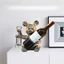 Rượu Vang Đỏ Bia Sideboard Phi Hành Gia Giá Đựng Rượu, Người Nổi Tiếng Internet Bạo Lực Gấu Trang Trí, Tủ Rượu Bạo Lực Gấu Giá Rượu