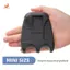 1 chiếc giá đỡ gậy bi-a 2 lỗ, giá đỡ gậy có trọng lượng di động kèm giá đỡ phấn, chất liệu nhựa đen