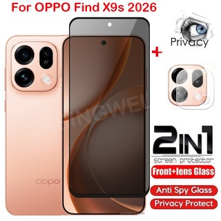 Bảo Vệ Màn Hình Cho Oppo Find X9s X9 Ultra X9s Pro 5G 4G 2026 Kính Cường Lực Riêng Chống Gián Điệp Full Cover Bảo Vệ Màn Hình Chống Peek Phim Riêng Tư