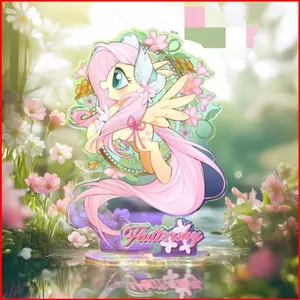 BH2 My Little Pony Tình Bạn Là Magic Đứng Tấm Pinkie Pie Acrylic Tấm Giá Đỡ Để Bàn Trang Trí HB2